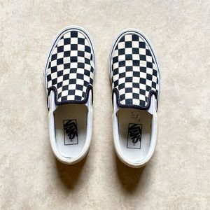 Vans Checkerboard Slip-On Shoes